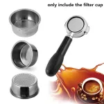 Coffee Filter Cup 51mm Pressurized Filter Basket For Breville Delonghi Filter Krups Coffee Products Kitchen Accessories