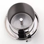 Stainless Steel Vietnamese Coffee Filter Cup Drip Maker Pot With Handle