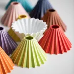 Wave Shape Coffee Filter Cup Ceramic Origami Hand Drip Pour Over Coffee Maker V60 Funnel Dripper Coffee Brewer 4cup