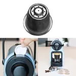 Silver Stainless Steel Refillable Reusable Coffee Capsule Pod For Nespresso Machine Coffee Maker Filter Coffeeware New 1pcs