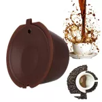 1pcoffee Capsules Filter Cup Refillable Reusable Coffee Capsule Pods for Machines SPOON TEAKETS DOLCI GUSTO