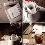 50pcs Drip Coffee Filter Bag Hanging Ear Coffee Tea Filters Paper