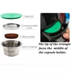 Stainless Steel Metal Compatible With Dolce Gusto Coffee Machine Refillable Reusable Capsule