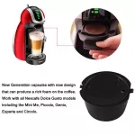 Refillable Dolce Gusto Coffee Capsule PSULE RESULE Reusable Compalate for Nescafe Gusto Refill