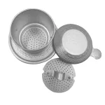 Portable Aluminum Vietnam Coffee Dripper Coffee Maker High-Quality Refined Drip Zhongyuan Ice Coffee Filter Pot Tools