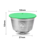 Suitable For Allnescafe Gusto Models Mini Me Expert Genio And Circolo Reusable Coffee Capsules Home Kitchen Accessories