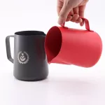 1pcstainless Steel Frothing Pull Flower Cup Latte Milk Jug Coffee Milk Mug Frother Milk Espresso Foaming Tool Coffeware