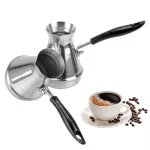 Turkish Coffee Pot Stainless Steel European Long Moka Pot Butter Melting Pot Coffee Utensils Kitchen Tools