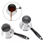 Turkish Coffee Pot Stainless Steel European Long Moka Pot Butter Melting Pot Coffee Utensils Kitchen Tools