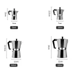 Gunot Aluminum Stove- Moka Pot Coffee Maker Italian Espresso Maker With Filter Cafeteira Expresso Percolator 3cup/6cup