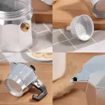 Mocha Espresso Percolator Coffee Maker Aluminum Coffee Maker Moka Pot Stove Coffee Maker