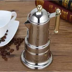 Italian Espresso Maker -Moka Pot Latte Coffee Maker Stove Induction Stove