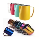 Milk Frothing Picher Stainless Espresso Steaming Barista Craft Latte Cappuccino Cream Cup Jug 350/600ml Drop Shipping