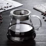 Cloud Shaped Coffee Pot Coffee Kettle Glass Heat Resistant Teapot Reusable Coffee Pot Coffee 300/500/700ml