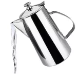 Pitcher Stainless Water Carafe With Lid For Coffee Milk Beverage