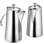 Pitcher Stainless Water Carafe With Lid For Coffee Milk Beverage