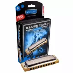 Hohner Harmonic Blues Harp / 10 channels. F Harmonica Key F + Free Case & Online Course