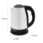 OXYGEN กาต้มน้ำสแตนเลสไร้สาย 1.8 ลิตร รุ่น EK-185 Silver 8 ชิ้น