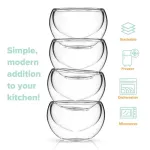 ชุดของขวัญ  ชุดกาแก้วชงชา 400ml พร้อม จอกแก้ว 4ใบ