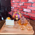 ชุดของขวัญ  ชุดกาแก้วชงชา 400ml พร้อม จอกแก้ว 4ใบ