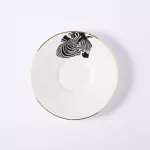 ลุยโช ชุดแก้วกาแฟเอสเปรสโซพร้อมจานรอง ลายม้าลาย