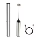 เครื่องตีฟองนมไฟฟ้าตีฟองนมตีผสมเครื่องกวนกาแฟ Eggbeater ครัว