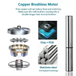 เครื่องตีฟองนมไฟฟ้าตีฟองนมตีผสมเครื่องกวนกาแฟ Eggbeater ครัว