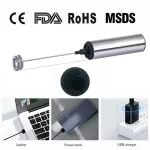 เครื่องตีฟองนมไฟฟ้าตีฟองนมตีผสมเครื่องกวนกาแฟ Eggbeater ครัว