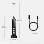 มือถือนมไฟฟ้า F Rother โฟมชงปัดผสมเครื่องกวนกาแฟไข่ชนะ