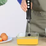 มือถือนมไฟฟ้า F Rother โฟมชงปัดผสมเครื่องกวนกาแฟไข่ชนะ