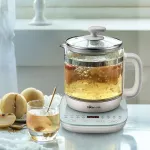 หม้อต้มชาไฟฟ้า กาต้มชาไฟฟ้า สามรถต้มหรือนึ่งได้ถึง16เมนูให้เลือก สามารถตั้งเวลาได้ ความจุ 1.5 ลิตร สินค้ารับประกัน 1 ปี Bear YSH-C15F1