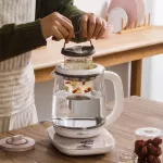 กาต้มชาไฟฟ้า หม้อต้มชาไฟฟ้า ความจุ1.8ลิตร สามรถอุ่น ตุ๋น ต้มทำอาหารได้หลายเมนู กักเก็บความร้อนได้ถึง8ชั่วโมง ตั้งเวลาได้ รับประกัน1ปี BEAR  YSH-C18S2