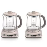 Electric tea boiled tea The capacity of 1.8 liters can be warm, boiled, can cook many menus. Heat up to 8 hours, set a 1 year warranty. BEAR YSH-C18R1