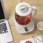 กาต้มชาไฟฟ้า หม้อต้มชาไฟฟ้า ความจุ1.6ลิตร สามารถอุ่น ตุ๋น ต้มทำอาหารได้หลายเมนู กักเก็บความร้อนได้ถึง8ชั่วโมง ตั้งเวลาได้ รับประกัน1ปี BEAR YSH-C18P1