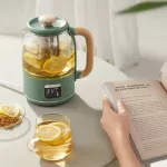 กาต้มน้ำไฟฟ้าอัตโนมัติ แก้วต้มน้ำไฟฟ้าอัตโนมัติ ความจุ0.8 ลิตร ปรับอุณหภูมิได้ กำลังไฟฟ้า 1800 วัตต์ สินค้ารับประกัน 1 ปี Bear YSH-C08T1