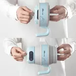 Portable electric watercut items Can fold in the bag very conveniently Suitable for travelers or office workers. 0.6 liter capacity. 1 year warranty. Bear ZDH-A06G1