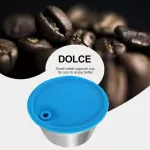 3pcs/6pcs Reused Coffee Capsule Reusable Coffee Filter Refillable Coffee Capsule Compatible Filter Pod For Dolce Gusto