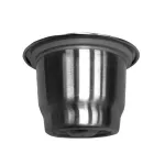 Silver Stainless Steel Refillable Reusable Coffee Capsule Pod For Nespresso Machine Coffee Maker Filter Coffeeware New 1pcs