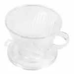Coffee Filter Cup Drip Coffee Filter Bowls Manually Dripper Pour Over Follicular Filters Coffee Tea Tools Transparent