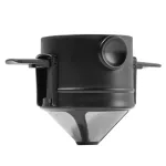 Portable Foldable Coffee Filters Stainless Stee L Easy Reusable Drip Coffee Funnel Coffee Dripper Coffee Brewing Tools