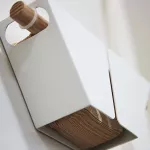 1pc Coffee Filter Paper Shelf Base Box For V60 Refrigerator Easy Take Preservation White