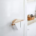 1pc Coffee Filter Paper Shelf Base Box For V60 Refrigerator Easy Take Preservation White