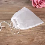 1/5pcs 3 Sizes Nut Milk Tea Fruit Juice Coffee Wine Nylon Mesh Net Strain Herb Liquid Filter Bag Diy Kitchen