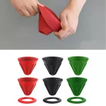 Collapsible Silicone Coffee Dripper Portable Reusable Cone Cone Camping Hiking Backpacking