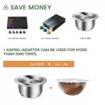 Upgraded Stainless Steel Vertuoline Coffee Capsule For Nespresso Gca1 Delonghi Env135 Coffee Filters Foil Lids