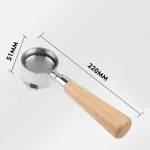 Coffee Bottomless Portafilter for Delonghi EC680/EC685 Filter 51mm Replacement Filter Basket Coffee Accessories Filter