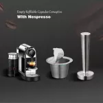 Nespresso Coffee Pods Stainless Steel Refillable Capsulas Nesspreso Reusable Coffee Filter Cup New Diy Coffee Tools