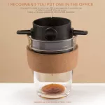 Drip-Type Filter-Free Hand-Made Cup Set With Glass Portable Drip Hand-Made Coffee Holder Reusable Kitchen Accessories
