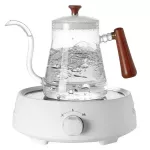 Coffee Pot Glass Turkish Coffee Kettle Tea Maker Long Dripper Nozzle Coffee Drip Kettle Multiple Colour Coffee With Curved