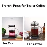 Design French Press Coffee Maker Hot And Cool Kettle Strainer Tea Pot Water Filter Jug Pitcher Capacity 12oz 20oz 32oz